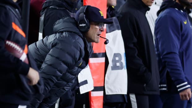 Michigan coach Jim Harbaugh
